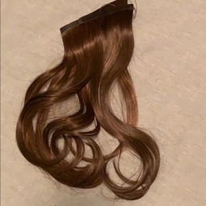 Secret extension halo extensions med red brown